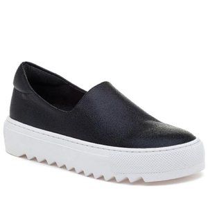 JSlides Women's Sage Platform Slip-On Sneaker